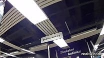 Exquisite czech chick gets teased in the mall and screwed in pov Exquisite czech chick gets teased in the mall and screwed in pov