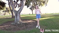 Real Teens New girl Addee public flashing amp masturbation