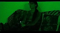 Beth Kinky   Sexy goth domina smoking in green light pt1 HD
