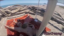 Exhibitionist Teacher Outdoor Amateur Milf Handjob Big Cock on Nudity Beach public in front of voyeur with cum P2 MissCreamy Exhibitionist Teacher Outdoor Amateur Milf Handjob Big Cock on Nudity Beach public in front of voyeur with cum P2 MissCreamy