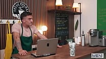 MEN   Lily Lou Catches Drake Von And Trevor Brooks Fucking  Then Joins For A Steamy Coffee Shop Threesome