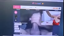 Big dick cam boy follows my instructions for huge cumshot