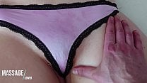Teen Massage and Tight Panties CLOSE UP