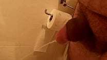 uncut dick pissing