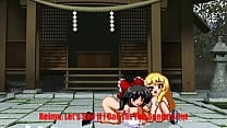 Marisa and Reimu having fun Touhou Parody