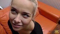 HUNT4K Young blonde miss hates her lover so why sells shaved pussy