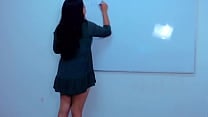 This is how the biology teacher swallows a cumshot This is how the biology teacher swallows a cumshot