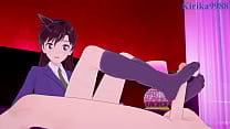 Ran Mouri and Sonoko Suzuki intense sex Detective Conan Hentai