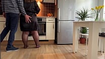 Mother in law masturbates her wet pussy in the kitchen and gets hot cum on her fat ass Mother in law masturbates her wet pussy in the kitchen and gets hot cum on her fat ass