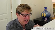 Cuckold hubby watches wife get fucked in front of him Cuckold hubby watches wife get fucked in front of him