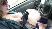 Sexy MILF Frina stopped car on side of road fingers wet pussy gets a strong orgasm Sexy MILF Frina stopped car on side of road fingers wet pussy gets a strong orgasm