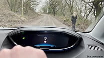 Lost British chav is picked up and fucked in the car in public Lost British chav is picked up and fucked in the car in public