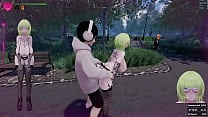 Hentai Game 3D Secrets of Exposure Green Hair Goth Girl having sex in the park Hentai Game 3D Secrets of Exposure Green Hair Goth Girl having sex in the park