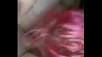 Pink hair loves to deep throat
