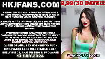 Queen of anal sex Hotkinkyjo fuck sinnovator long dildo balls deep belly bulge anal fisting amp prolapse Queen of anal sex Hotkinkyjo fuck sinnovator long dildo balls deep belly bulge anal fisting amp prolapse