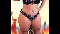 Whoops I accidentally launched a school of sharks into the sky while stomping through town as your favorite curvy giante Whoops I accidentally launched a school of sharks into the sky while stomping through town as your favorite curvy giante