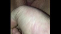 helping wife cum as she fingers herself to orgasm