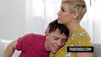 Blonde milf stepmom Ryan Keely sabotaging her stepson dates just to fuck with him