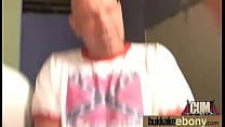 Ebony gets group cumshots 19
