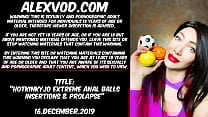 Hotkinkyjo extreme anal balls insertions ass fisting amp prolapse Hotkinkyjo extreme anal balls insertions ass fisting amp prolapse
