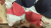 Cumming on mom 039 s lingerie
