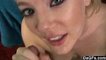 DAGFS Green eyed Blonde Sucks And Fucks