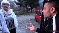 Cheap milf whore with fake hair wrecked by muscle stranger in driving van Cheap milf whore with fake hair wrecked by muscle stranger in driving van