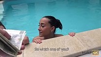 HUNT4K Sex adventures in private swimming pool HUNT4K Sex adventures in private swimming pool