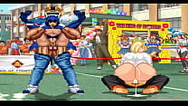 HENTAI MUGEN Brian Battler and Kim Dong Hwan meets Power Girl and Raven