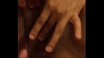 wife playing with her pussy