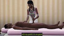 stepbrother it is first client for his after she opened an erotic massage salon   Indian Teen first time
