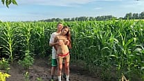 Stepbrother has Public Sex with Stepsister while walking through a cornfield Stepbrother has Public Sex with Stepsister while walking through a cornfield