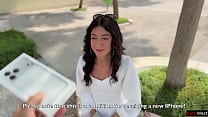 Will a stranger girl agree to a Public Cumwalk for a new iPhone 