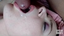 SPYCAM Close up of amazing face cum amateur and barely legal slavic babe