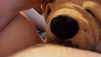 Your dirty Nicoletta play with a nice plushies dog are you ready Your dirty Nicoletta play with a nice plushies dog are you ready