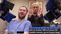 Freshman Gets Mandatory Hitachi Orgasm From Doctor Tampa Bella Ink