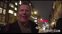 Horny old dude takes a trip in amsterdam 039 s redlight district