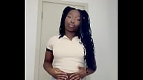College Slut Jadera Flashes Her Chocolate Boobs