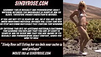 Sindy Rose self fisting her ass hole near cactus amp anal prolapse