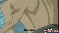 Hottie hentai gay couple having a great sex