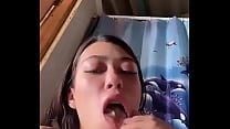 Puke eating practice for filthy Latina teen