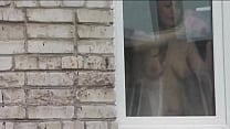Naked in public Nude Outdoor Outside Husband Sexy Frina is spying on her from car window when she washes apartment window no panties and bra Naked in public Nude Outdoor Outside Husband Sexy Frina is spying on her from car window when she washes apartment window no panties and bra