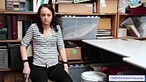 StripSearchPorn com Petite teen thief seducing store officer StripSearchPorn com Petite teen thief seducing store officer