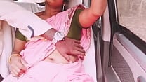 Beautiful housewife cheating husband try to fucking boyfriend in the car  Telugu dirty talks 