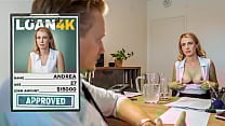 LOAN4K Blonde babe came to get a loan and got a huge cock in her mouth instead