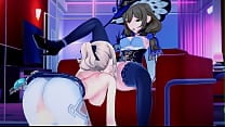 Jean fucks Lisa with a strapon in a hotel room  Genshin Impact Hentai  Jean fucks Lisa with a strapon in a hotel room  Genshin Impact Hentai