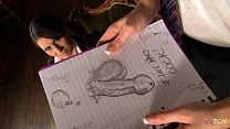 Angry at the rude student the lesbian teaches her about respect with plenty of scissoring and ass licking Angry at the rude student the lesbian teaches her about respect with plenty of scissoring and ass licking