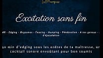 Excitation sans fin French audio edging femdom joi