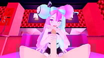 Iono Intense Sex at a Love Hotel with her ex   Pokemon Hentai