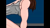 Female comic muscle growth